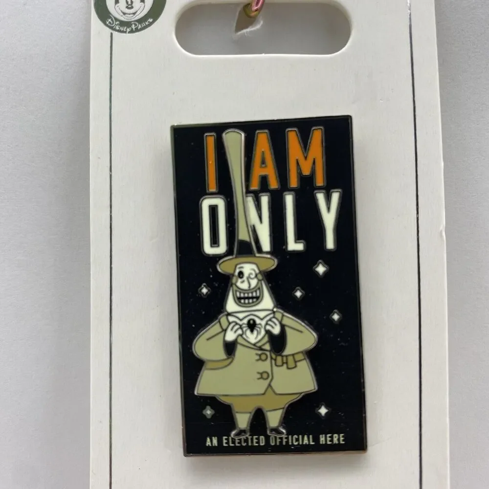 Disney Parks Nightmare Before Christmas Mayor I Am Only Elected Official 3D Pin